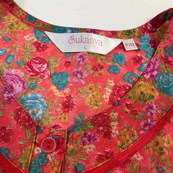 (SOLD)❌Light Tomato Red Maternity Gown- Used - Picture 6 of 11